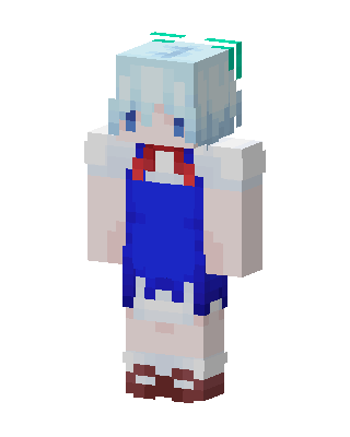 Cirno Minecraft cute skin