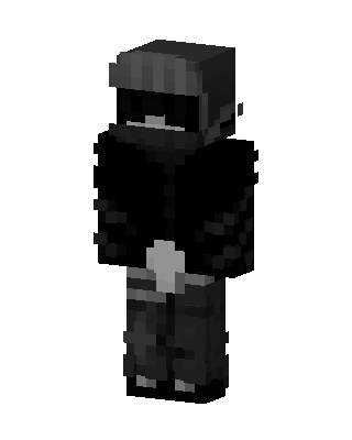 Shadow Hoodie skin, 3D preview