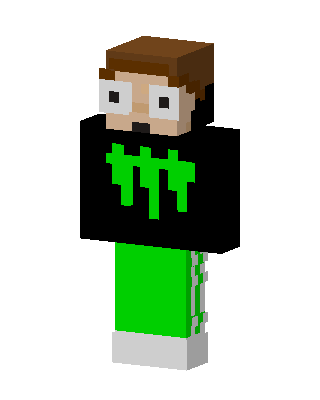 Monster Hoodie Morty skin, 3D preview
