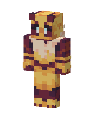 Golden Gladiator skin, 3D preview
