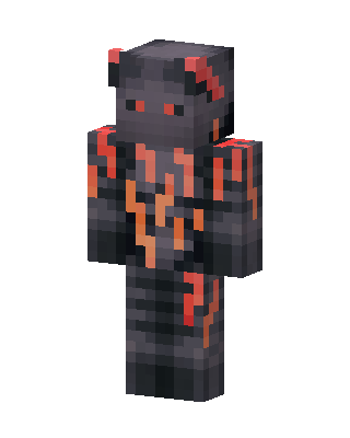 Magma Demon skin, 3D preview