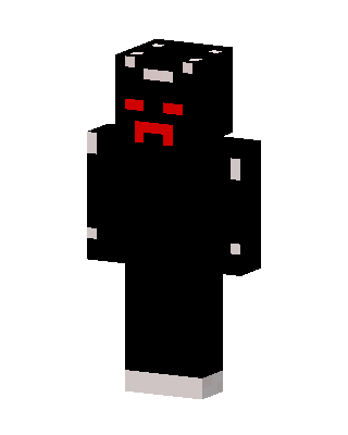 Black Villain Boy skin, 3D preview