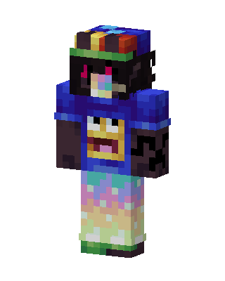 Rainbow Beanie Kid Minecraft skin