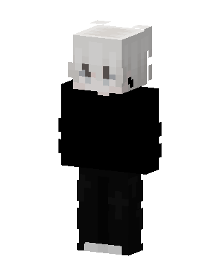 Monochrome Hoodie skin, 3D preview