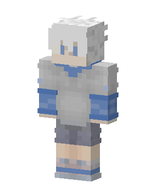Gray Player Boy Minecraft skin