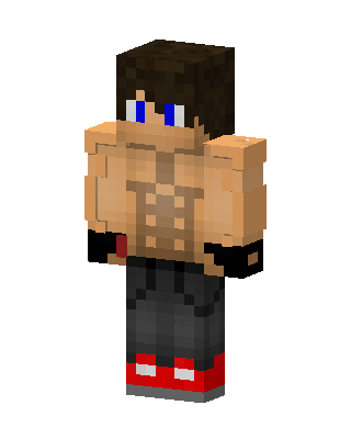 Brown Fighter Boy Minecraft skin