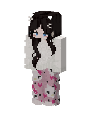 White Dress Girl Minecraft skin