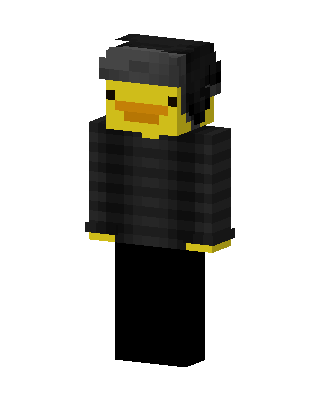 Duck Hoodie skin, 3D preview