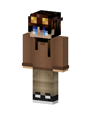 Goggles Hoodie Boy skin, 3D preview