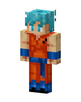 Goku Super Saiyan skin, 3D preview