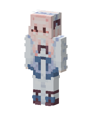 Snowy Maiden Minecraft skin