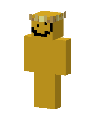 Golden Smiley skin, 3D preview