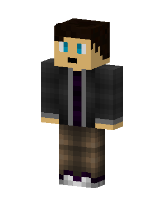 Casual Hoodie Guy skin, 3D preview
