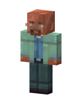 Pumpkin Head Teacher skin, 3D preview