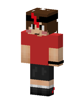 Red Bolt Headband skin, 3D preview