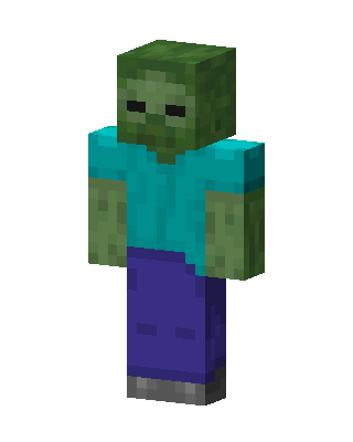 Zombie Minecraft mob skin