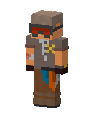 Wasteland Engineer skin, 3D preview