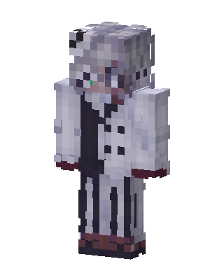 White Worker Girl Minecraft white skin