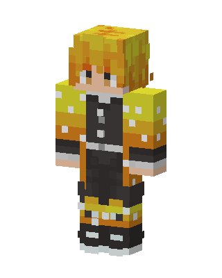 Zenitsu Agatsuma Minecraft skin