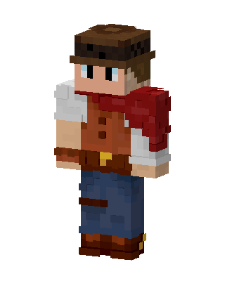 Cowboy Rancher skin, 3D preview