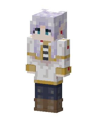 White Knight Girl Minecraft skin