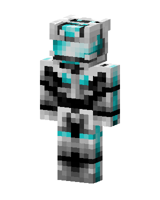 White Astronaut skin, 3D preview