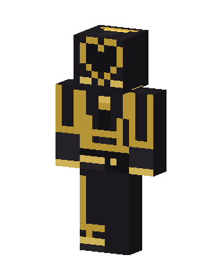 Golden Knight skin, 3D preview