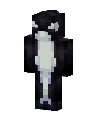 Orca Whale skin, 3D preview