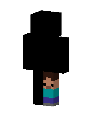 Shadow Steve Minecraft skin