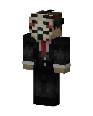 Masked Gentleman skin, 3D preview