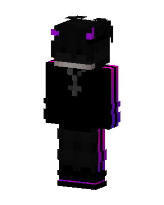 Black Player Boy skin, 3D preview