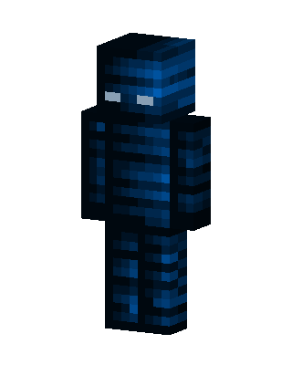 Blue Shadow skin, 3D preview
