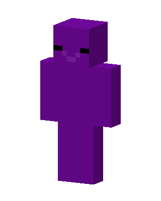 Purple Guy skin, 3D preview