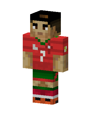 Red Athlete Boy Minecraft skin