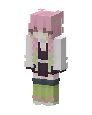 Mitsuri Kanroji skin, 3D preview