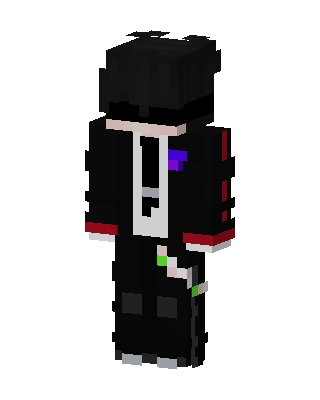 Blindfolded Cool Outfit Minecraft black skin