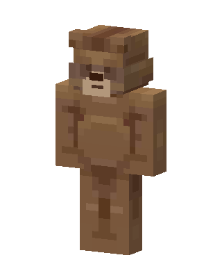 Teddy Bear skin, 3D preview