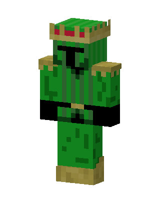 Creeper King Minecraft skin