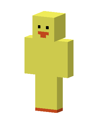 Yellow Mob skin, 3D preview
