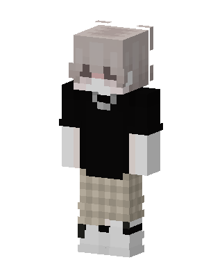 Plaid Skirt Boy skin, 3D preview
