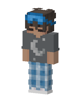 Sleepy Moon skin, 3D preview