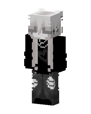 Black Player Girl skin, 3D preview