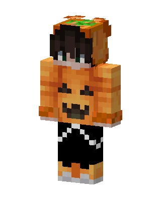 Pumpkin Hoodie Minecraft skin