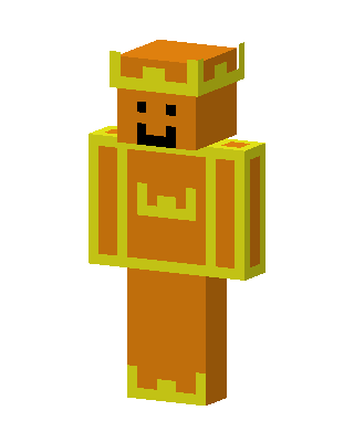 Orange King Minecraft skin