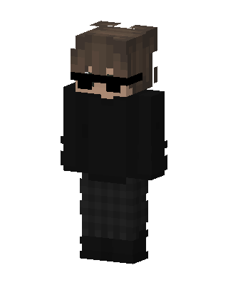 Black Player Boy skin, 3D preview