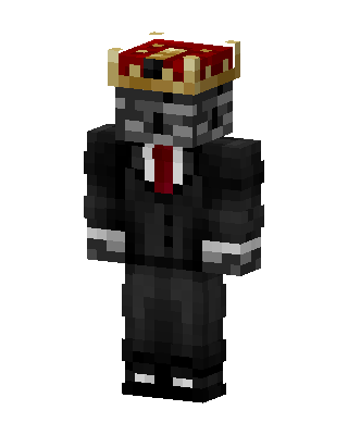 Black King skin, 3D preview