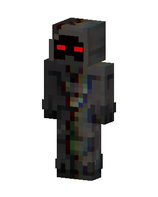 Gray Glowing Villain Boy Minecraft skin