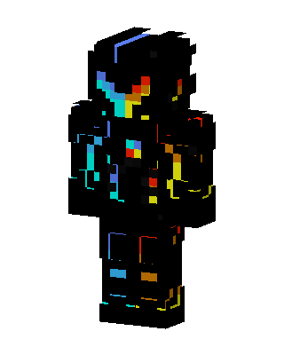 Neon Shadow skin, 3D preview