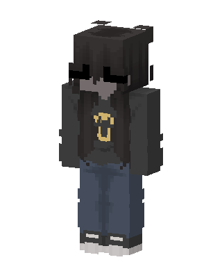 Gray Hoodie Minecraft skin