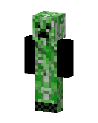 Creeper Minecraft skin